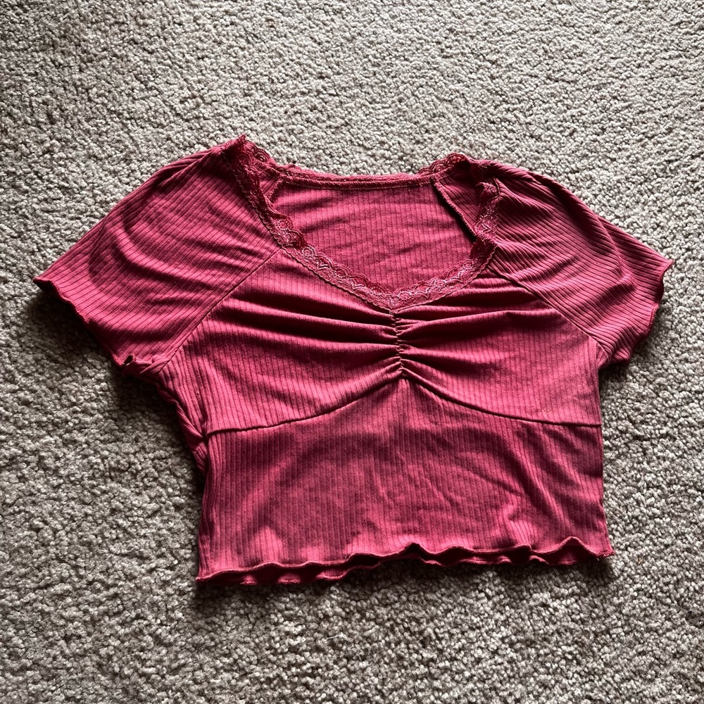 Women's Lace Crop Top